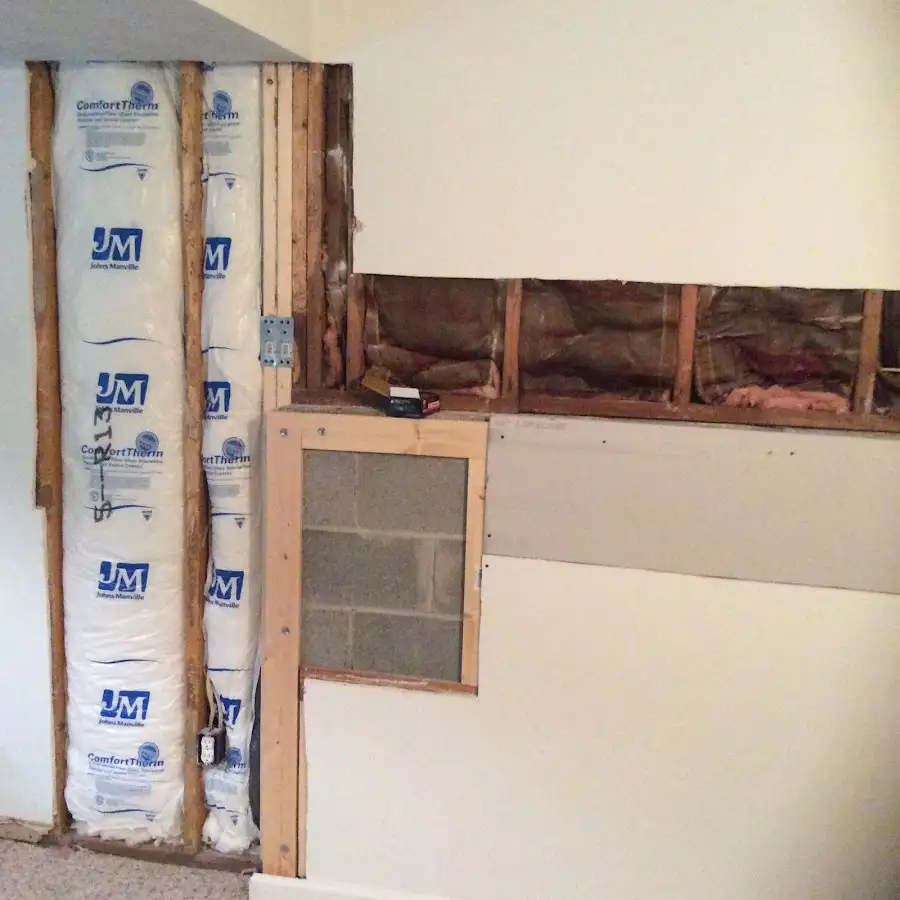 Wall insulation replacement during Odor Removal & Deodorization in Fair Lakes